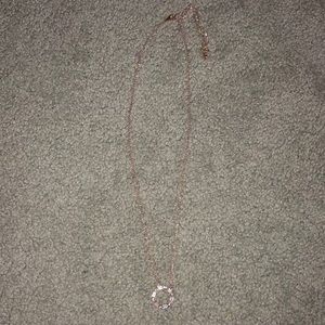 Rose gold necklace